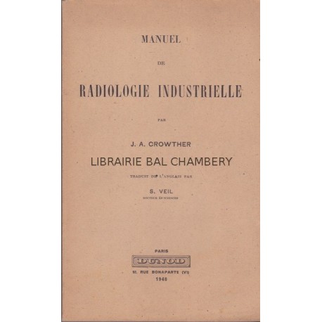 Manuel de Radiologie Industrielle