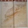 Carte - Maroc - Carte kilométrique des routes, pistes et chemins de fer 1948