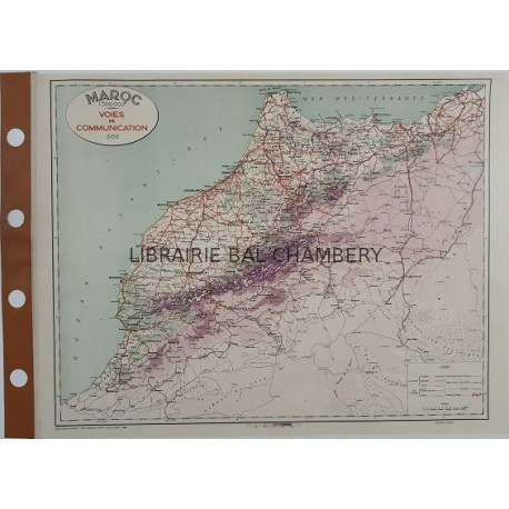 Carte - Maroc - Voies de communication