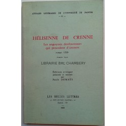 Les angoissent douloureuses qui procèdent d'amours 1ère partie