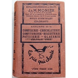 Annuaire de la Confiserie - Chocolaterie - Confiturerie - Biscuiterie -Patisserie - Glacerie - Edition 1953