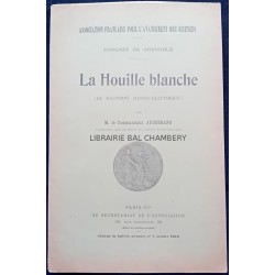 La Houille blanche (Le Dauphiné hydro-électrique)  Congrès de Grenoble