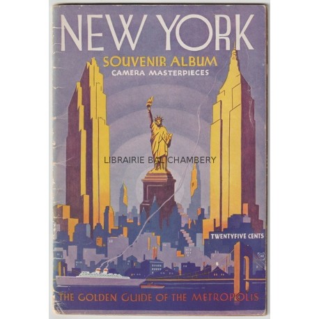 New York  Souvenir album The golden guide of the metropolis