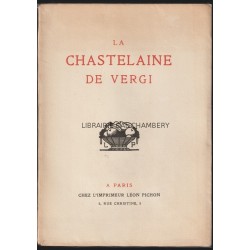 La Chastelaine de Vergi - Gravures sur bois par Roubille